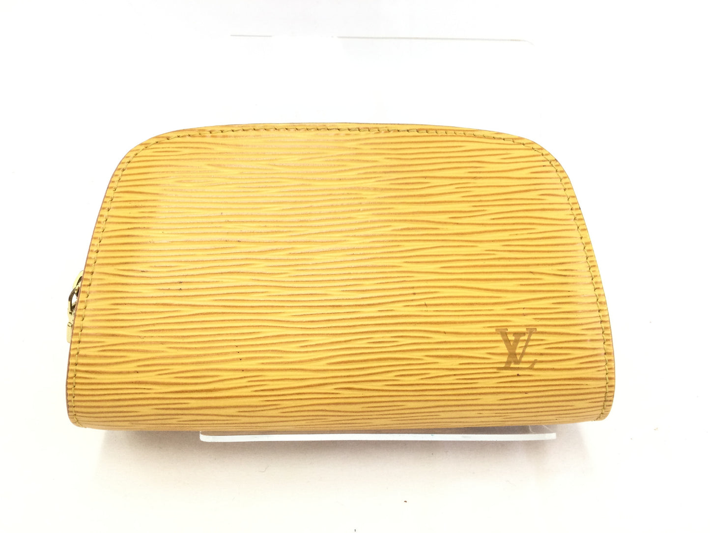 LOUIS VUITTON Dauphine Epi Yellow Pouch