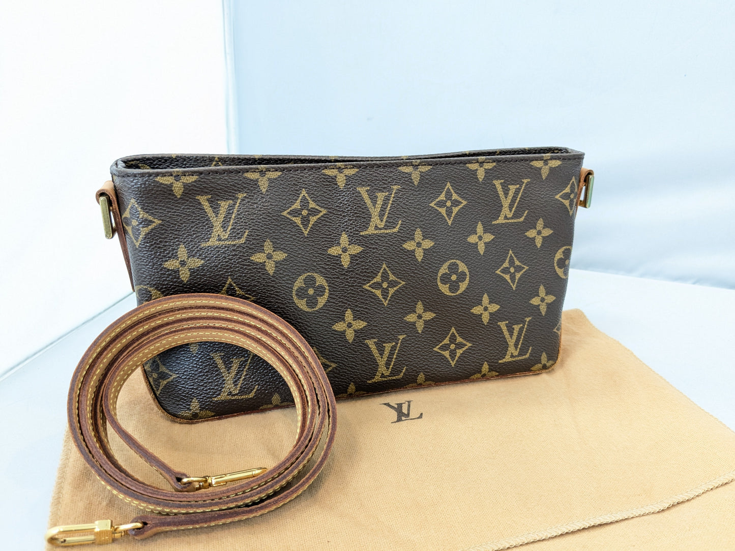 LOUIS VUITTON LV Monogram Trotter Shoulder Bag