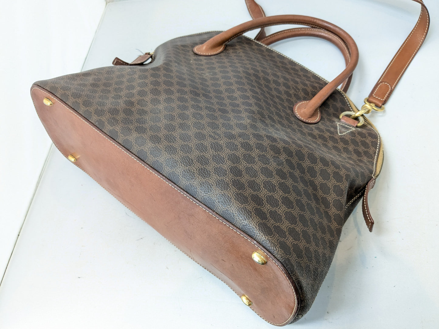CELINE Macadam 2-Way Handbag
