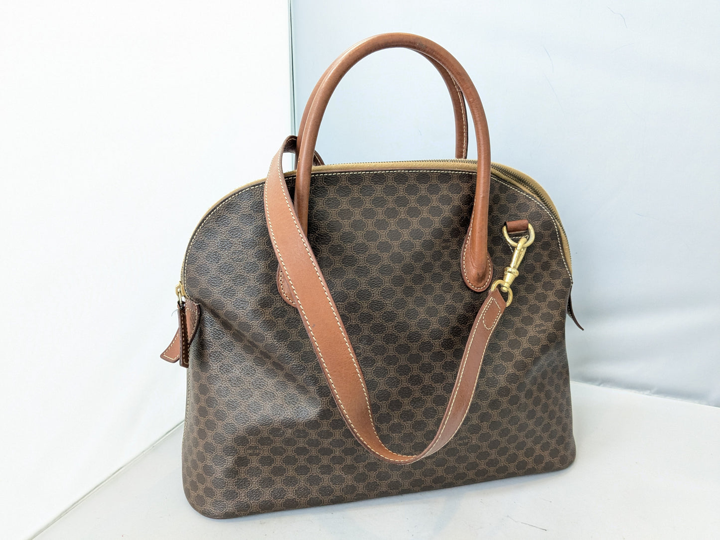 CELINE Macadam 2-Way Handbag