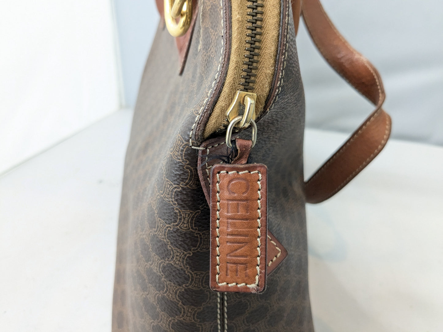 CELINE Macadam 2-Way Handbag