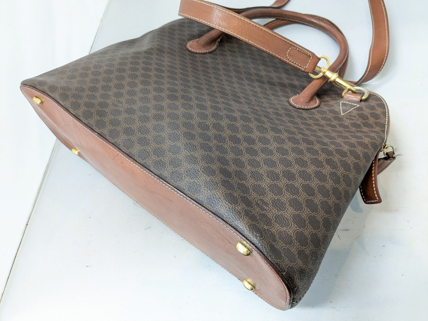 CELINE Macadam 2-Way Handbag