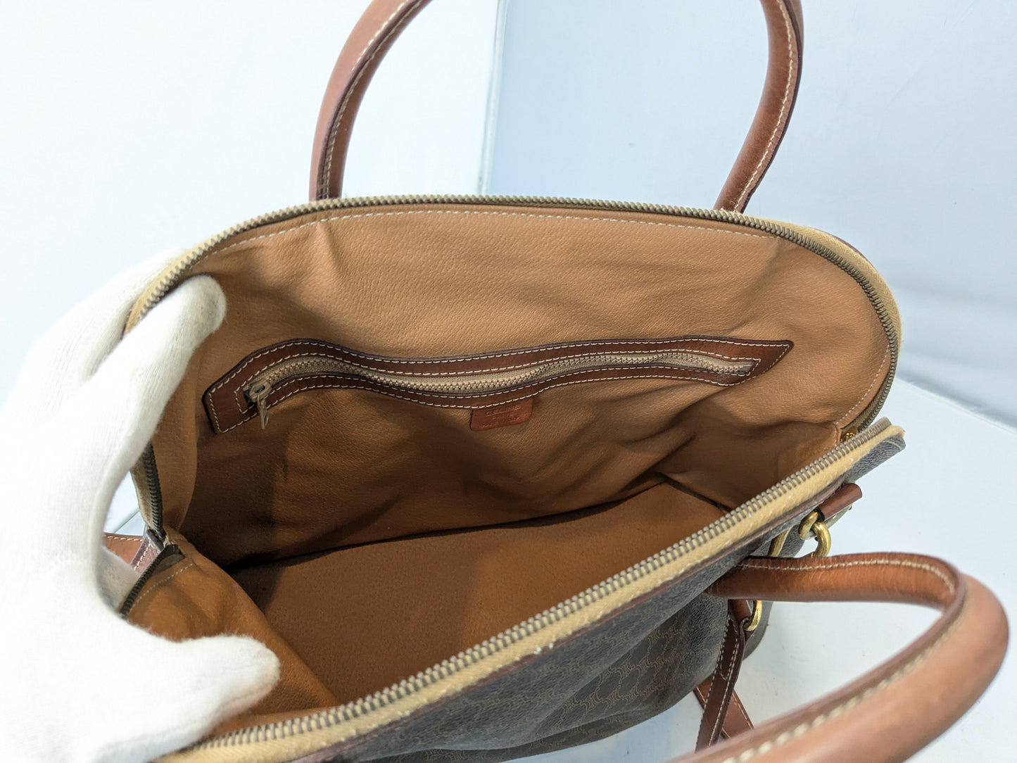CELINE Macadam 2-Way Handbag