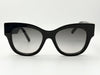 LOUIS VUITTON Z1568W 51□19-140 LV Link Cat Eye Sunglasses Black with Leather Case