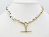 Dior Faux Pearl and Rhinestone Star Asymmetrical Anchor Chain Choker Necklace