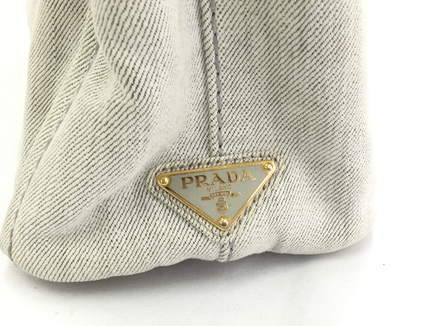 PRADA Prada Canapa Tote Bag White Tote Bag