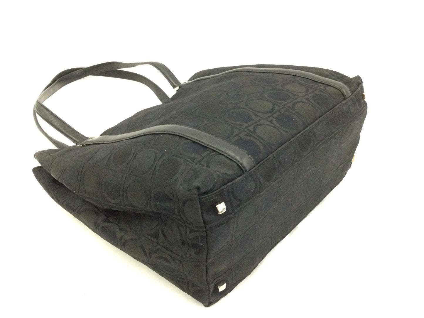 Salvatore Ferragamo Gancini black handbag