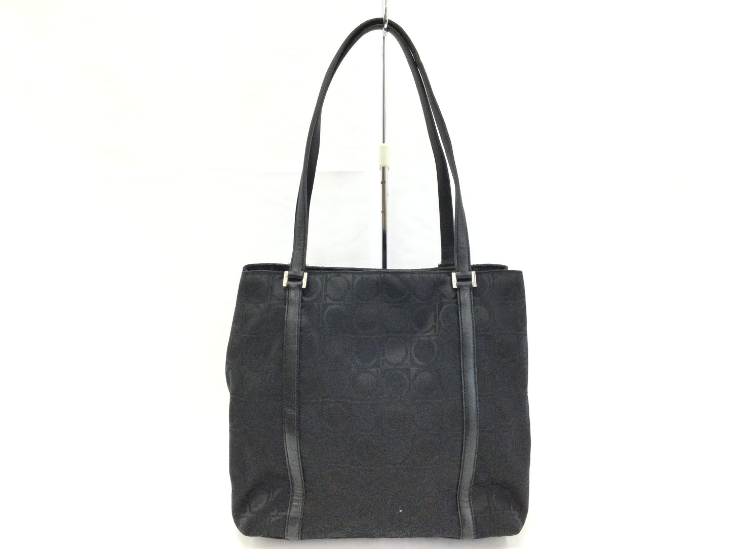 Salvatore Ferragamo Gancini black handbag