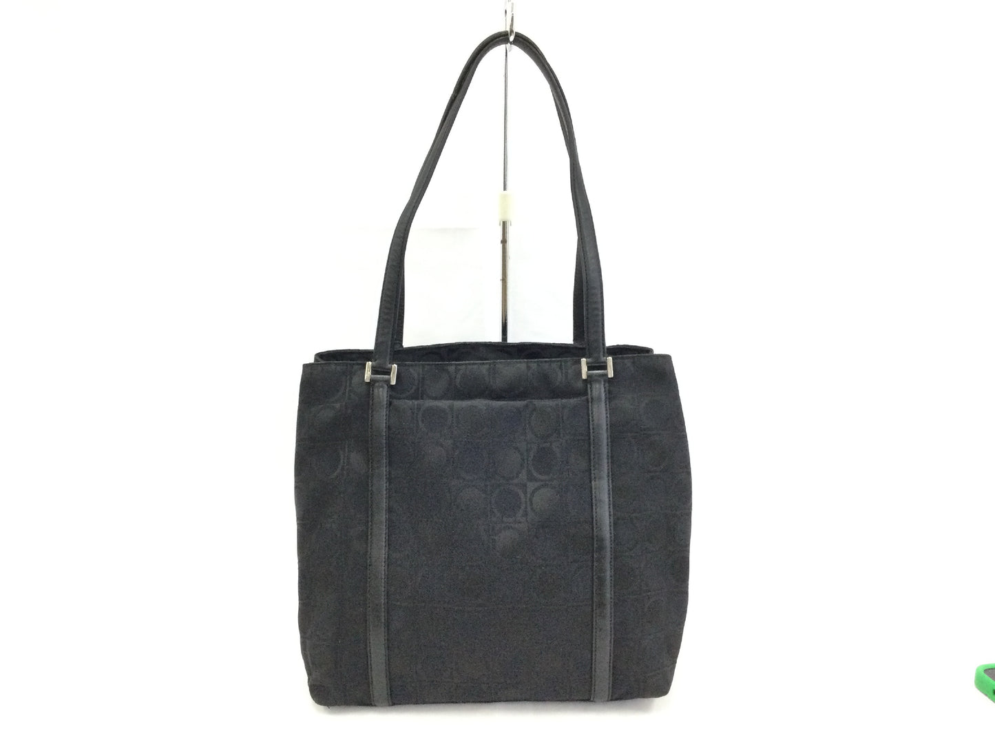 Salvatore Ferragamo Gancini black handbag