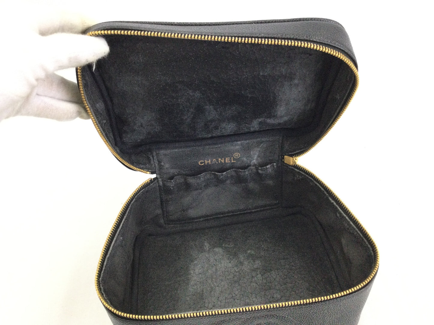CHANEL Caviar Skin Vanity Bag