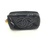 CHANEL Coco Mark Enamel Pouch with Seal