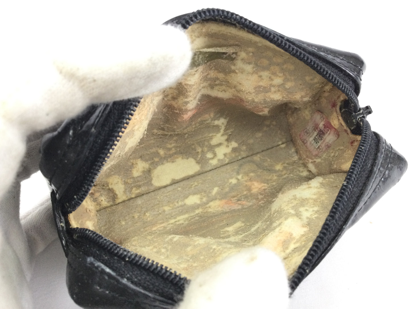 CHANEL Coco Mark Enamel Pouch with Seal