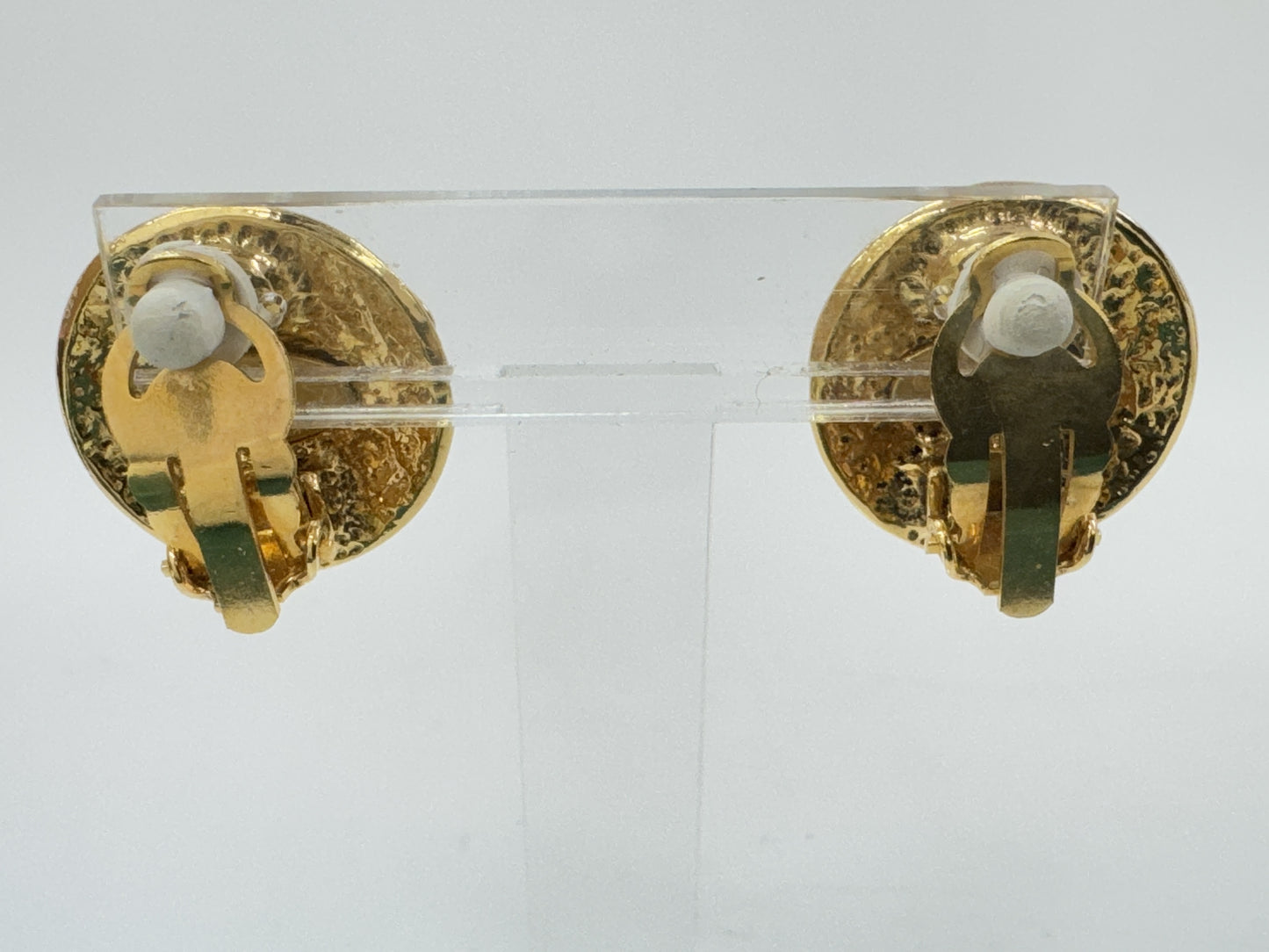 CHANEL Coco Mark Gold Earrings 94P Earrings
