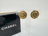 CHANEL Lion Vintage Gold Earrings with Comments