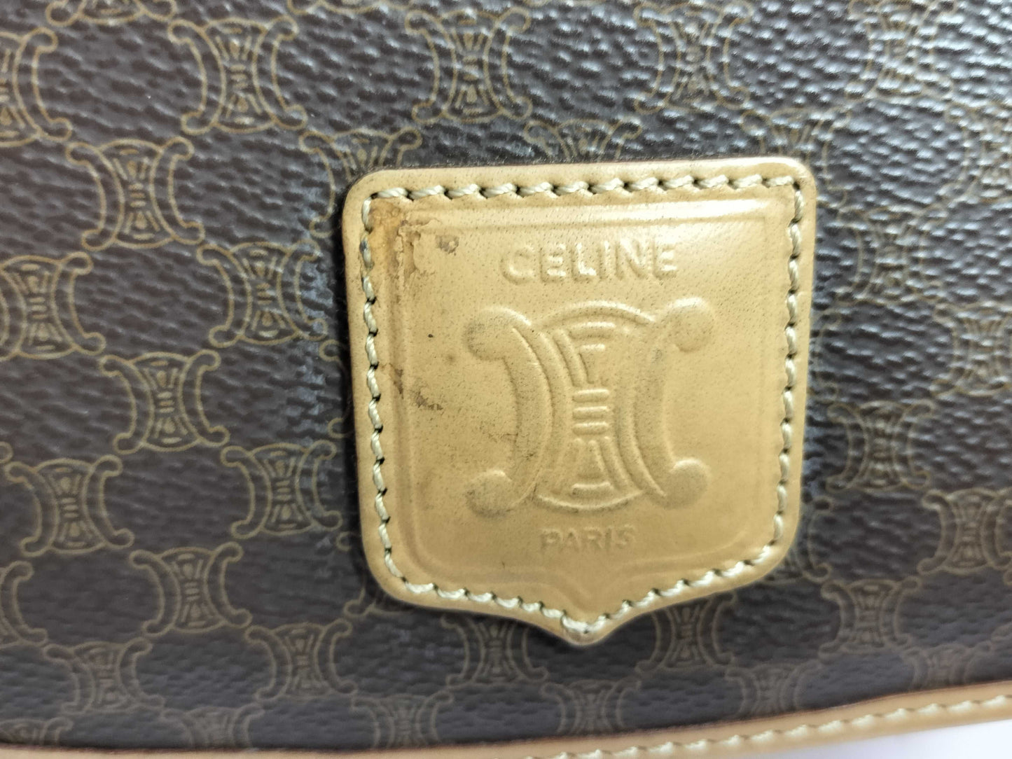 CELINE Macadam Shoulder Bag