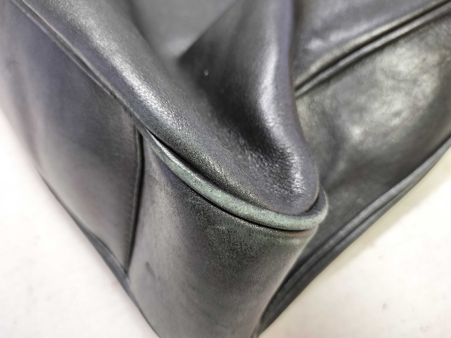 GUCCI Bamboo Gucci Leather Bamboo 2-Way Handbag Tote Bag
