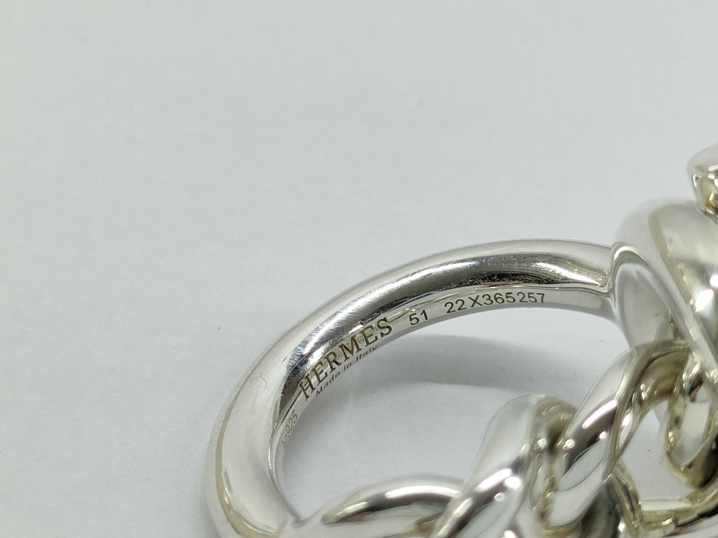 HERMES Croisette 14.1g #51 Ring