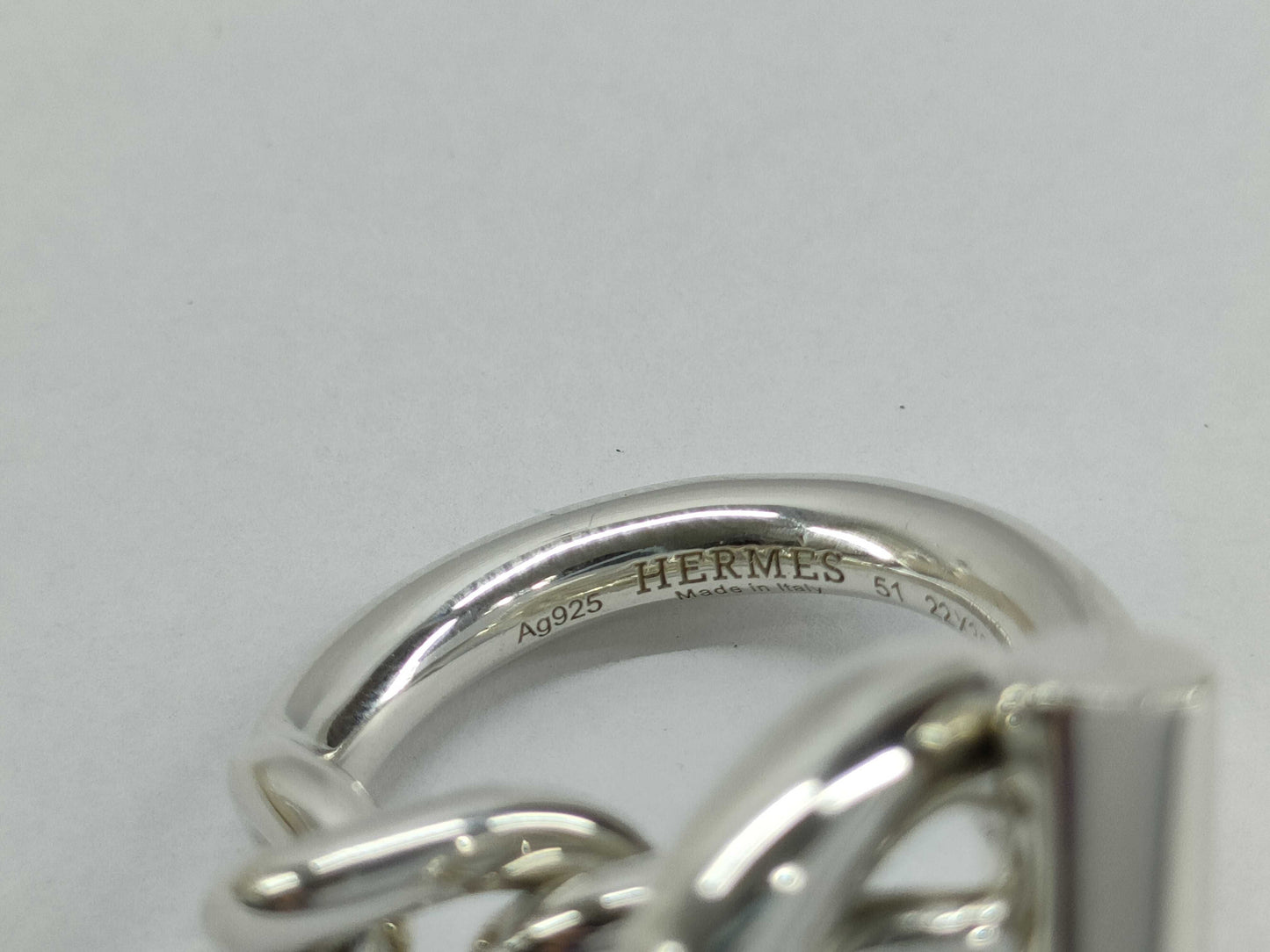 HERMES Croisette 14.1g #51 Ring