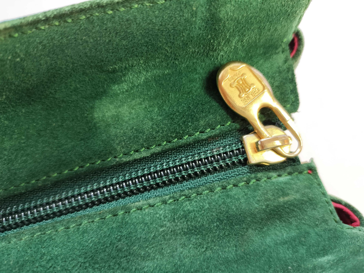CELINE Circle Suede Tote Bag Tote Bag