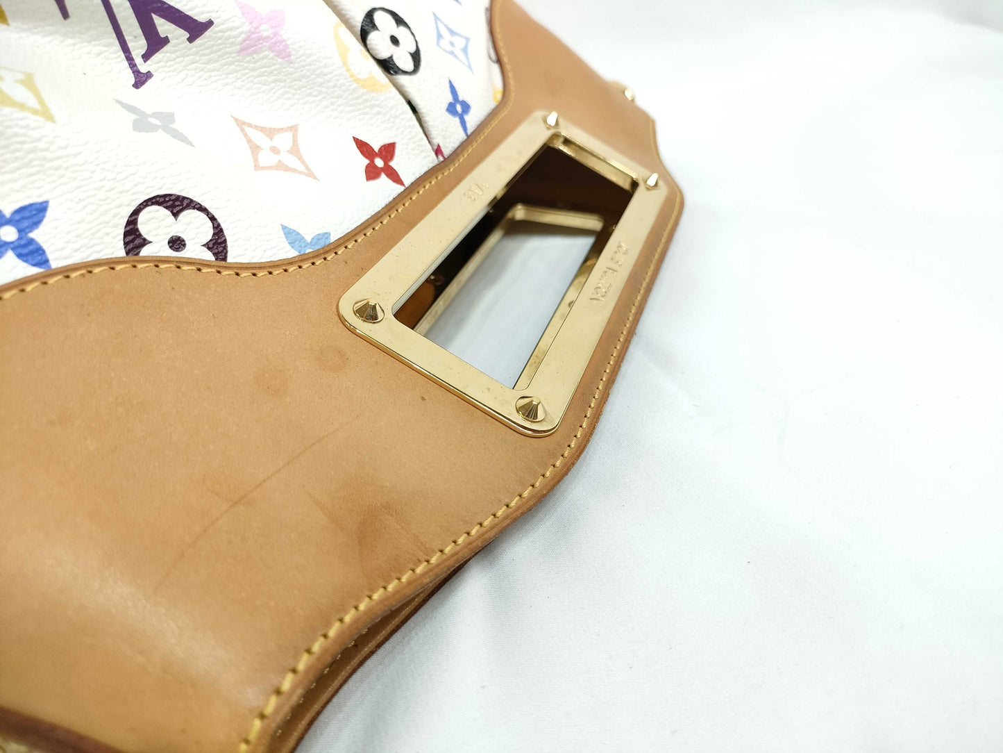 LOUIS VUITTON M 40255 Monogram Multicolor LOUIS VUITTON Judy LV MM Handbag 2WAY Multicolor M40255 Handbag