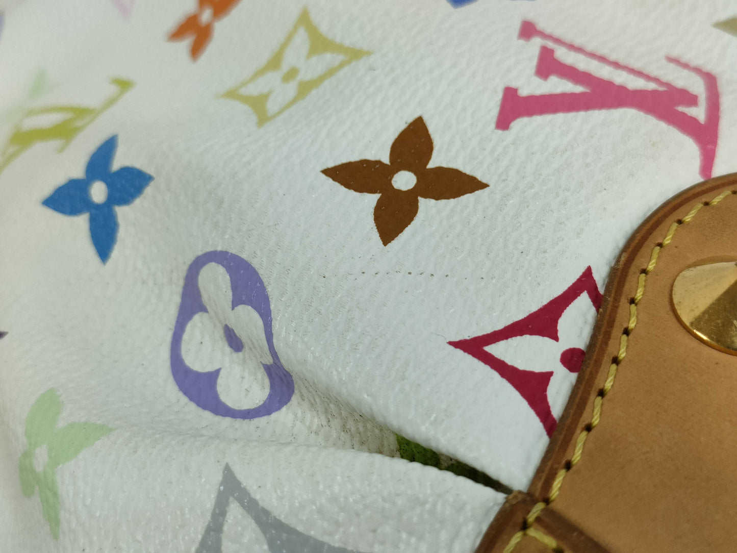 LOUIS VUITTON M 40255 Monogram Multicolor LOUIS VUITTON Judy LV MM Handbag 2WAY Multicolor M40255 Handbag