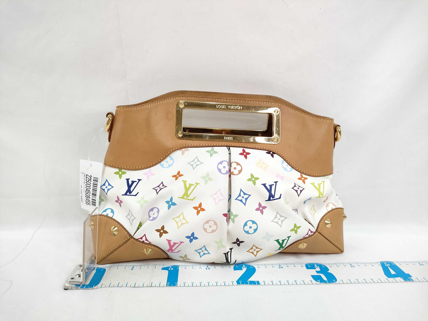 LOUIS VUITTON M 40255 Monogram Multicolor LOUIS VUITTON Judy LV MM Handbag 2WAY Multicolor M40255 Handbag