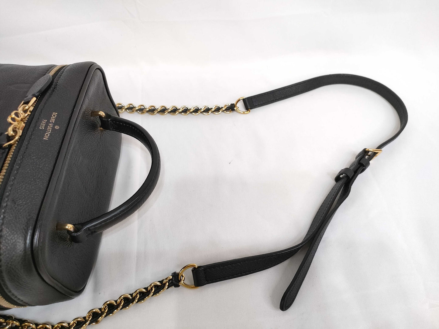 LOUIS VUITTON M57118 Monogram LOUIS VUITTON Empreinte Vanity PM Black 2-way Shoulder Bag M57118