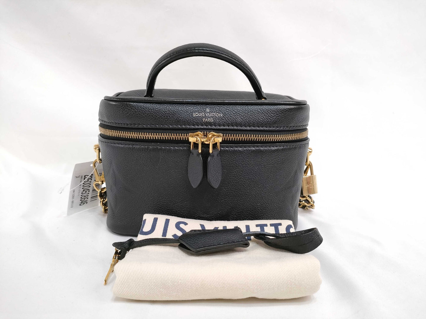 LOUIS VUITTON M57118 Monogram LOUIS VUITTON Empreinte Vanity PM Black 2-way Shoulder Bag M57118