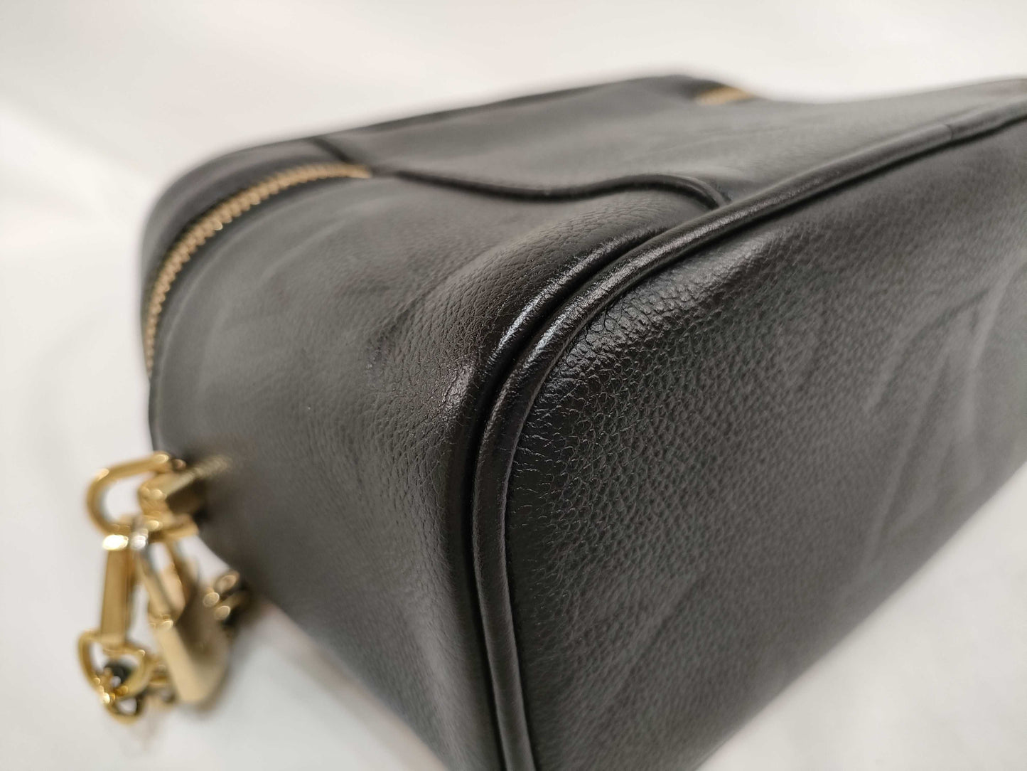 LOUIS VUITTON M57118 Monogram LOUIS VUITTON Empreinte Vanity PM Black 2-way Shoulder Bag M57118