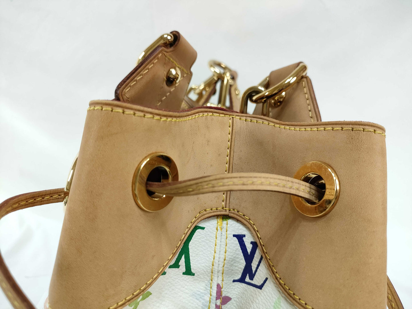 LOUIS VUITTON M 40123 Monogram Multicolore LOUIS VUITTON Multicolore Ursula Shoulder Bag in Bron White M40123 Handbag