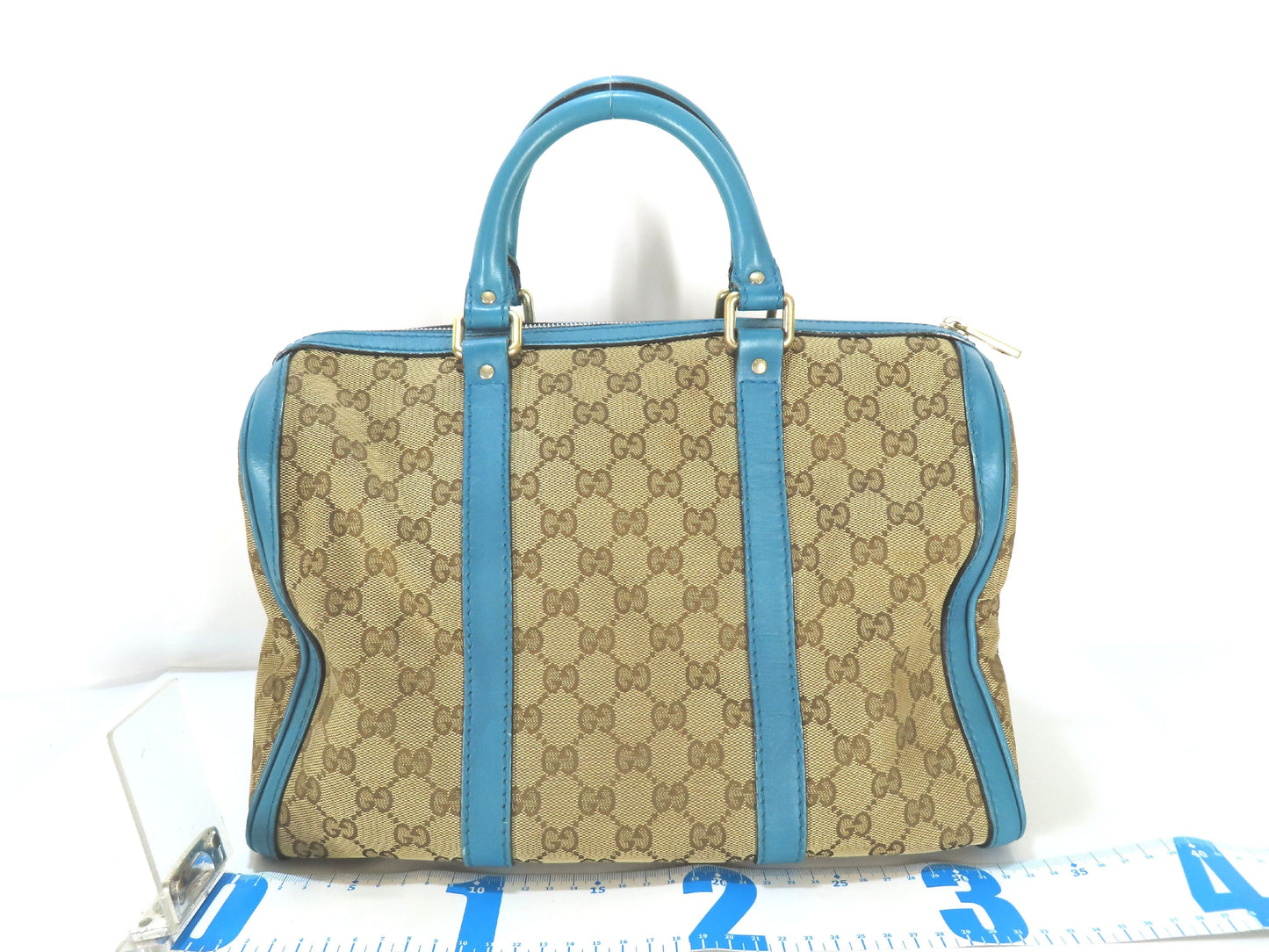 GUCCI GG Imprime GUCCI GG Canvas Boston Handbag