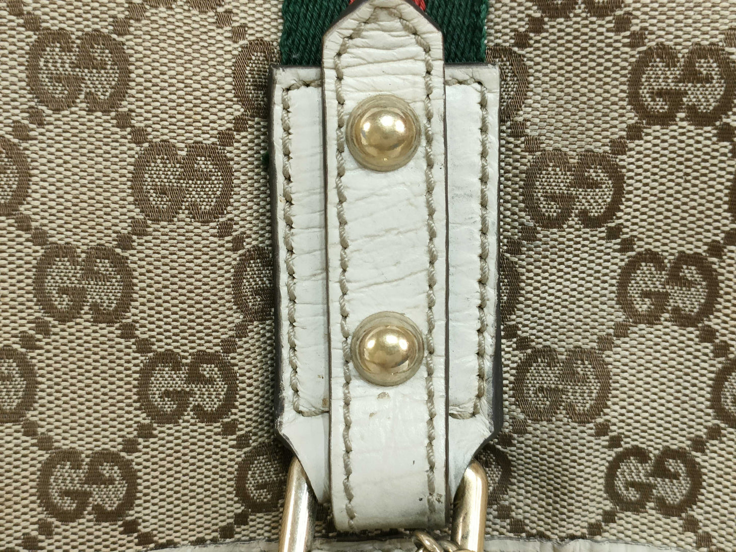 GUCCI GG Canvas GUCCI Sherry Line Tote Bag Tote Bag