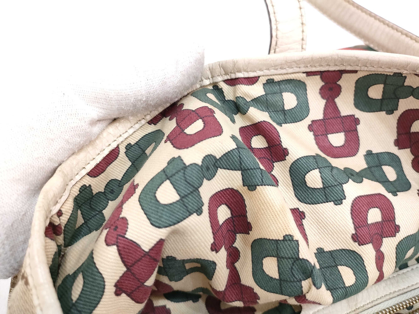 GUCCI GG Canvas GUCCI Sherry Line Tote Bag Tote Bag