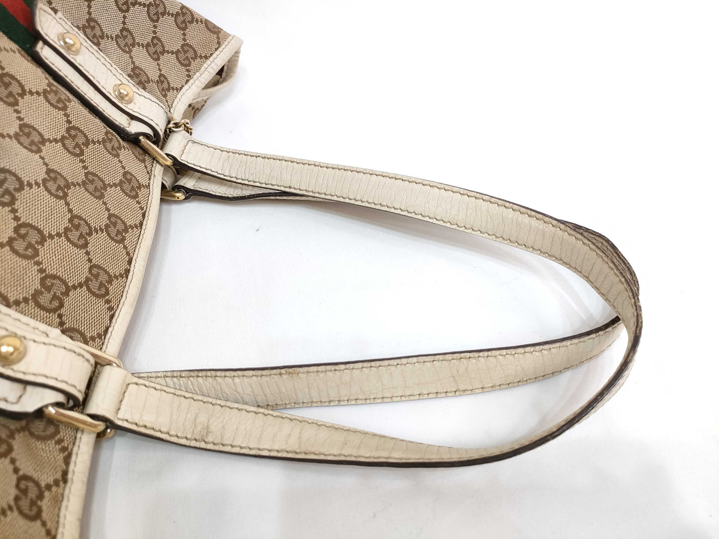 GUCCI GG Canvas GUCCI Sherry Line Tote Bag Tote Bag