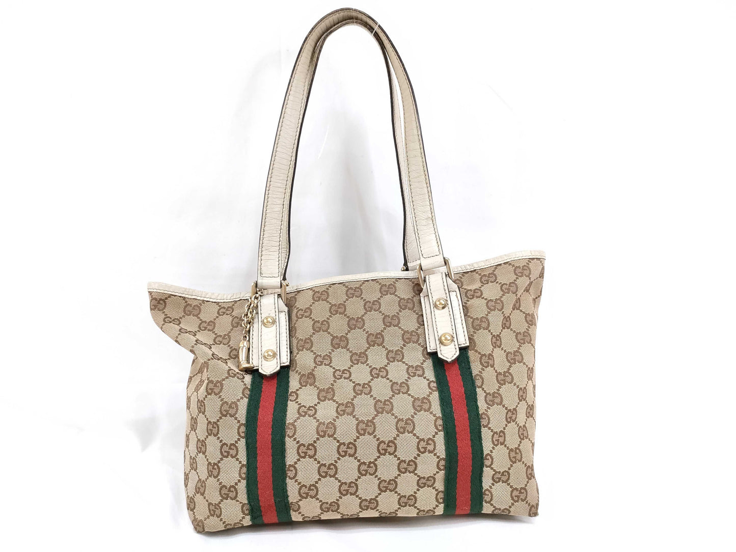 GUCCI GG Canvas GUCCI Sherry Line Tote Bag Tote Bag