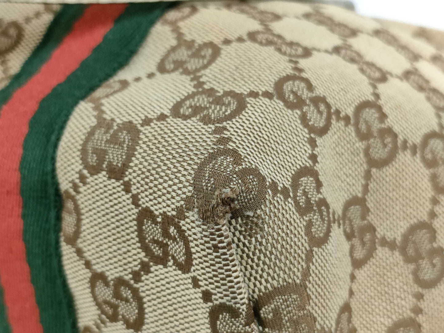 GUCCI GG Canvas GUCCI Sherry Line Tote Bag Tote Bag