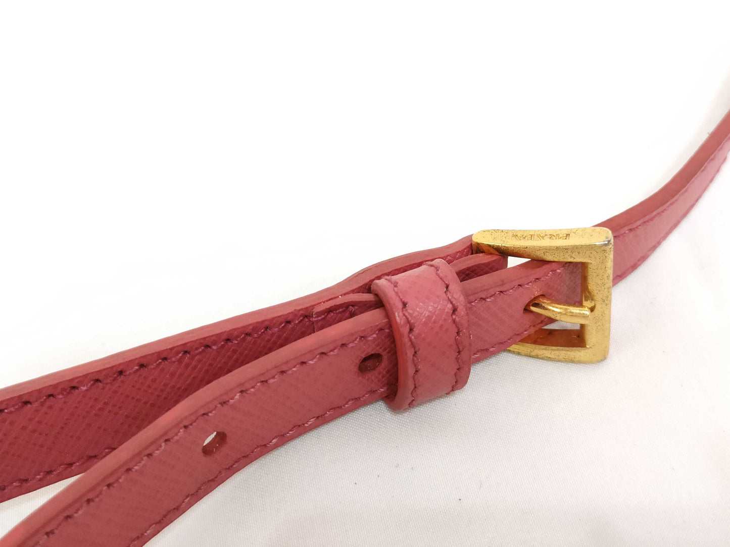 PRADA PRADA Saffiano Leather Pink 2-Way Shoulder Bag