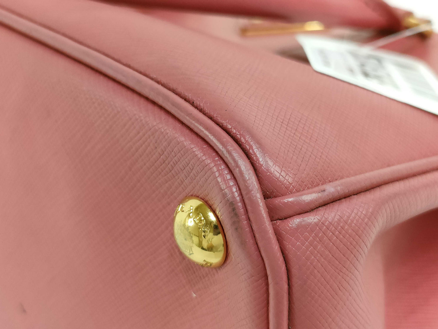 PRADA PRADA Saffiano Leather Pink 2-Way Shoulder Bag