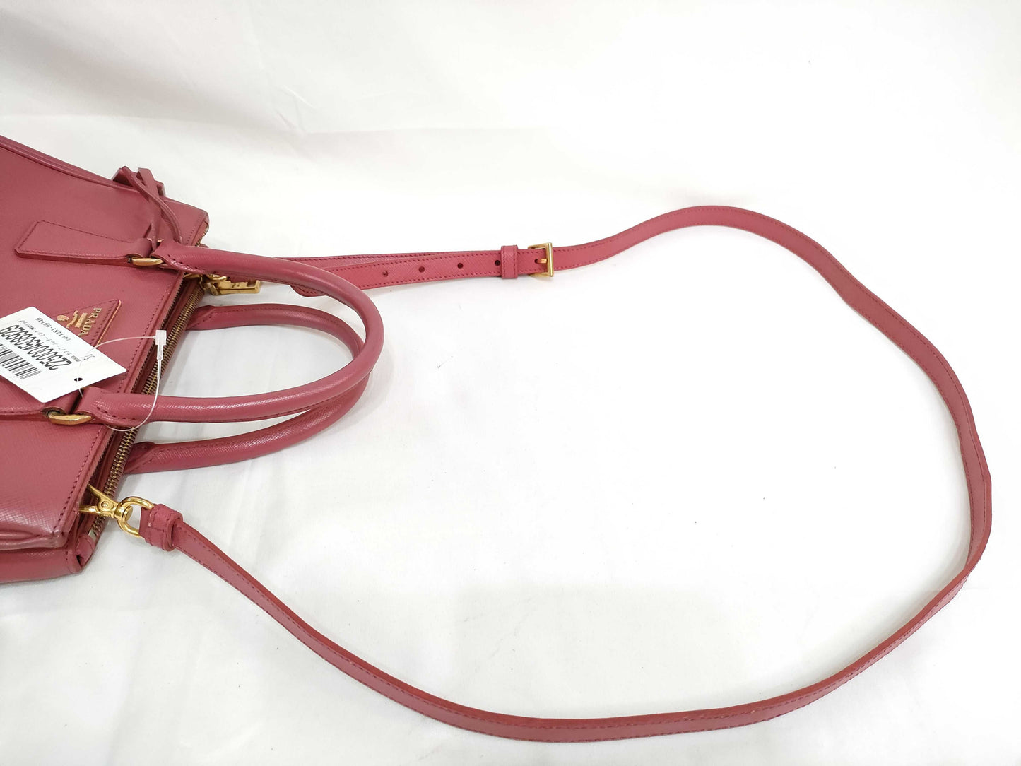 PRADA PRADA Saffiano Leather Pink 2-Way Shoulder Bag