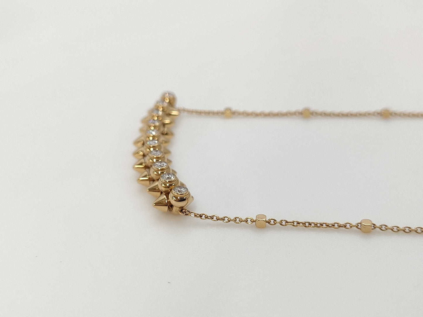 Cartier Crushed Diamond Necklace AU750 8.1g