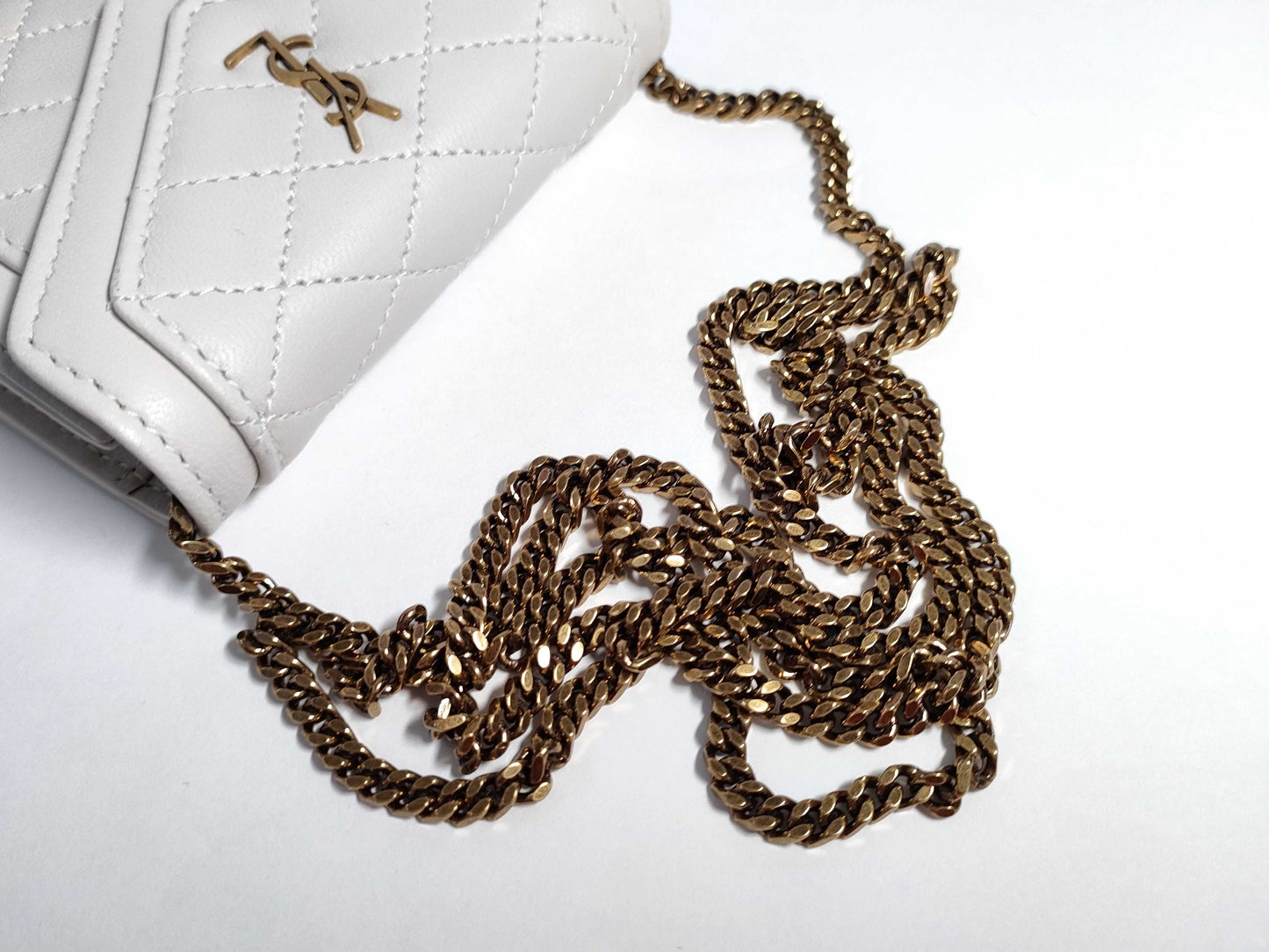 SAINT LAURENT Unused Gabby Chain Shoulder Mini Shoulder Bag