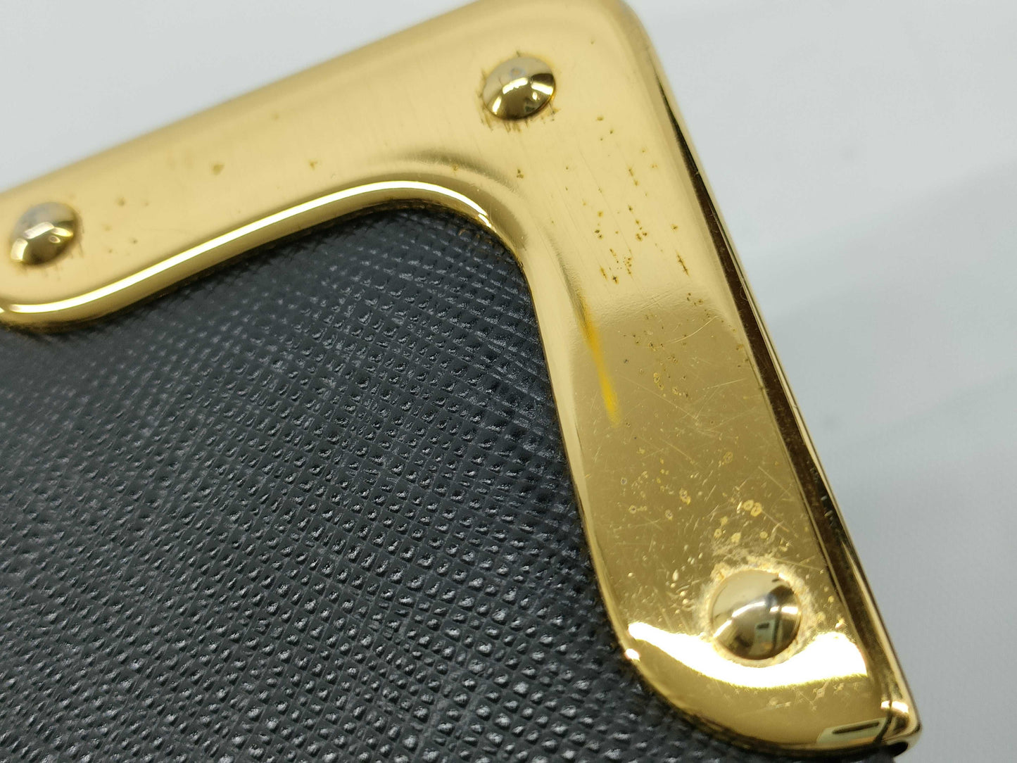 PRADA Saffiano Chain Shoulder Bag