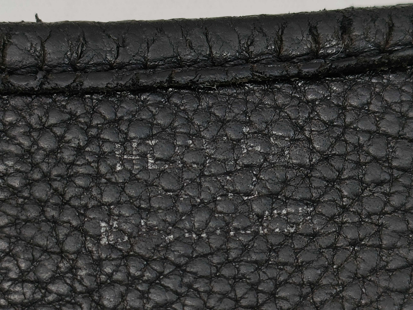 HERMES Evelyn □C Stamp Black Silver Hardware Shoulder Bag