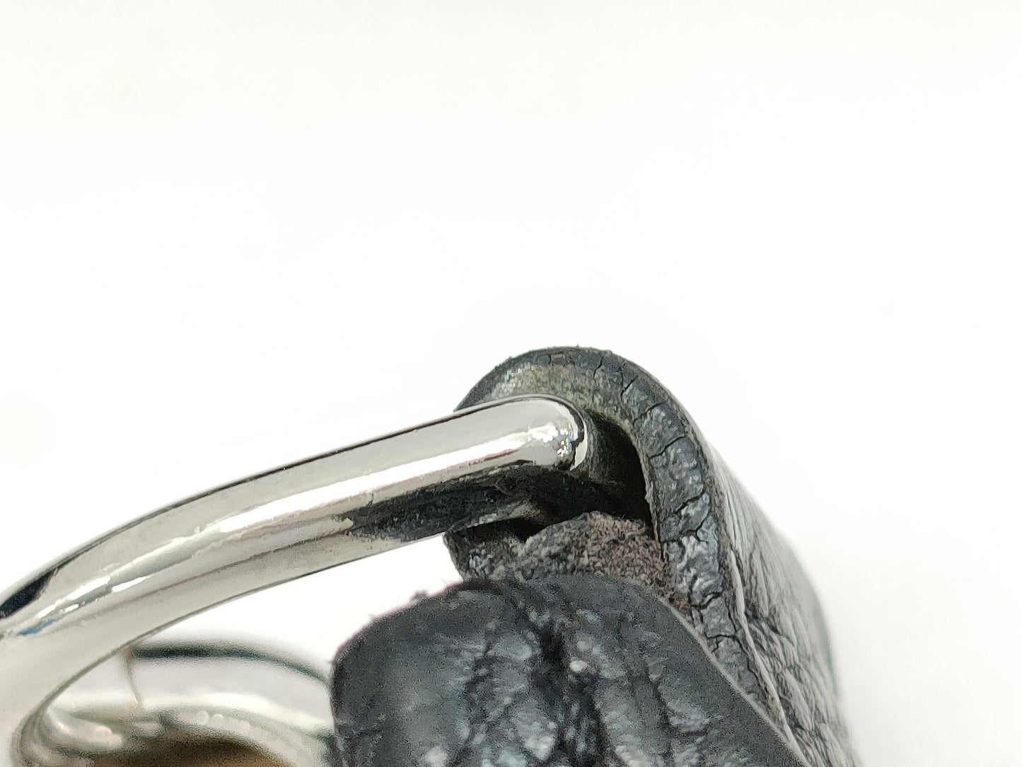 HERMES Evelyn □C Stamp Black Silver Hardware Shoulder Bag