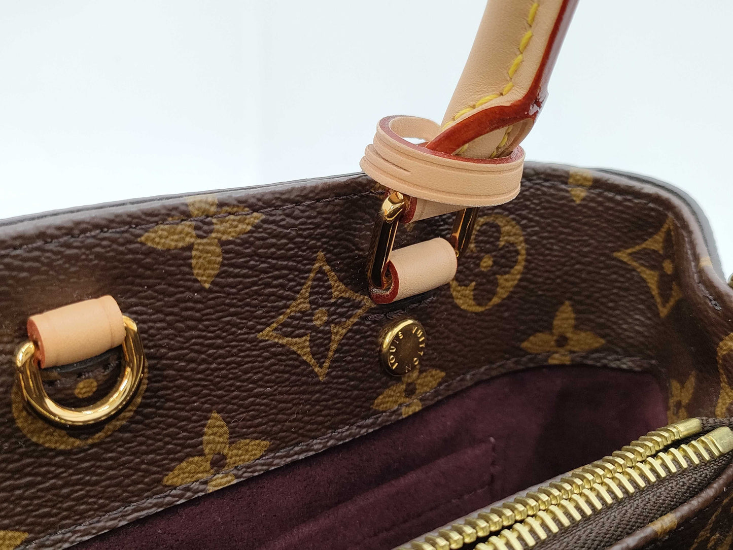 LOUIS VUITTON Monogram Montaigne BB M41055 Tote Bag