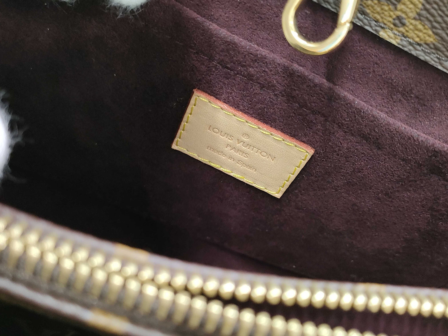 LOUIS VUITTON Monogram Montaigne BB M41055 Tote Bag