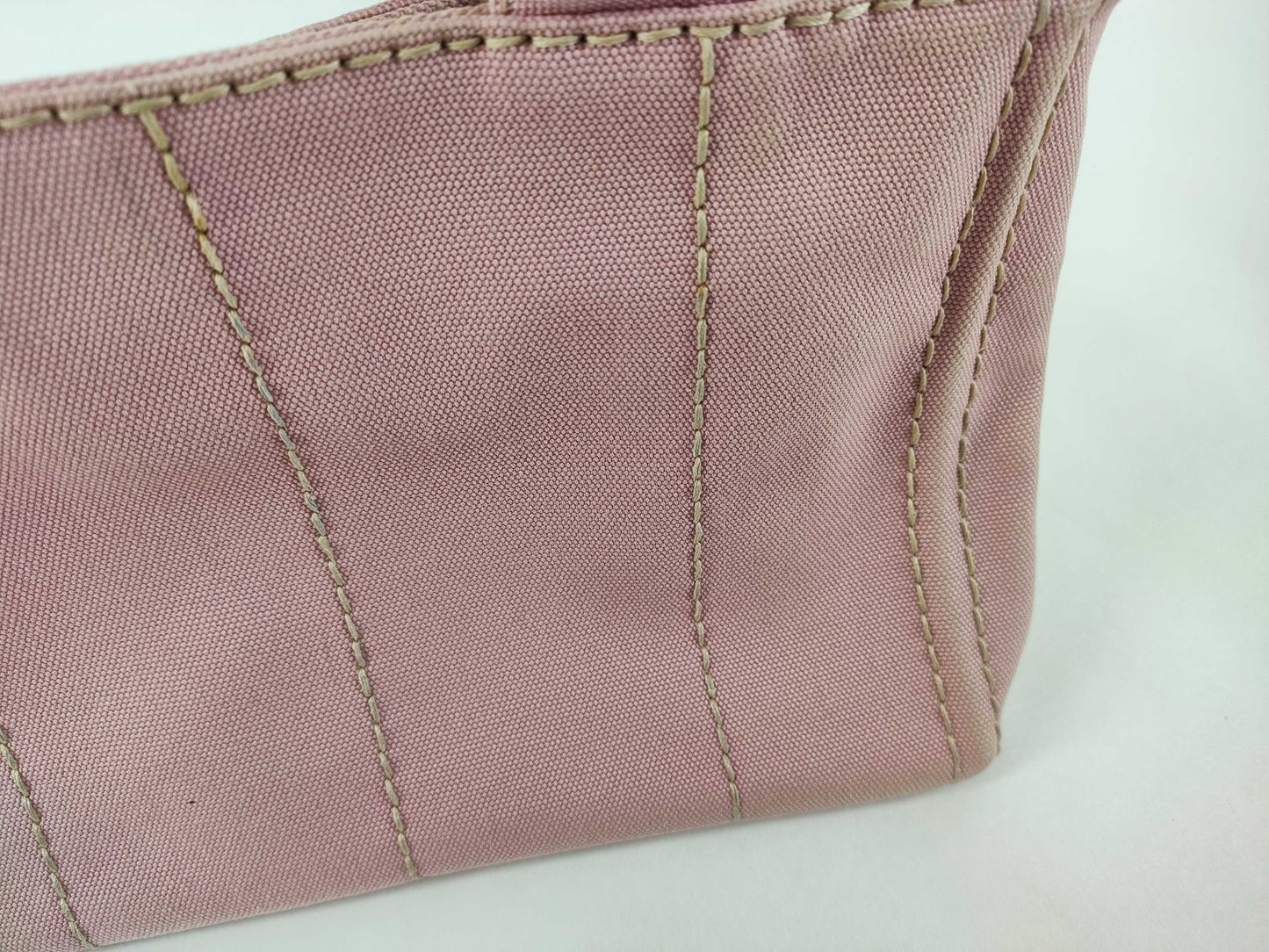 PRADA Canapa Pink Tote Bag 1BG439