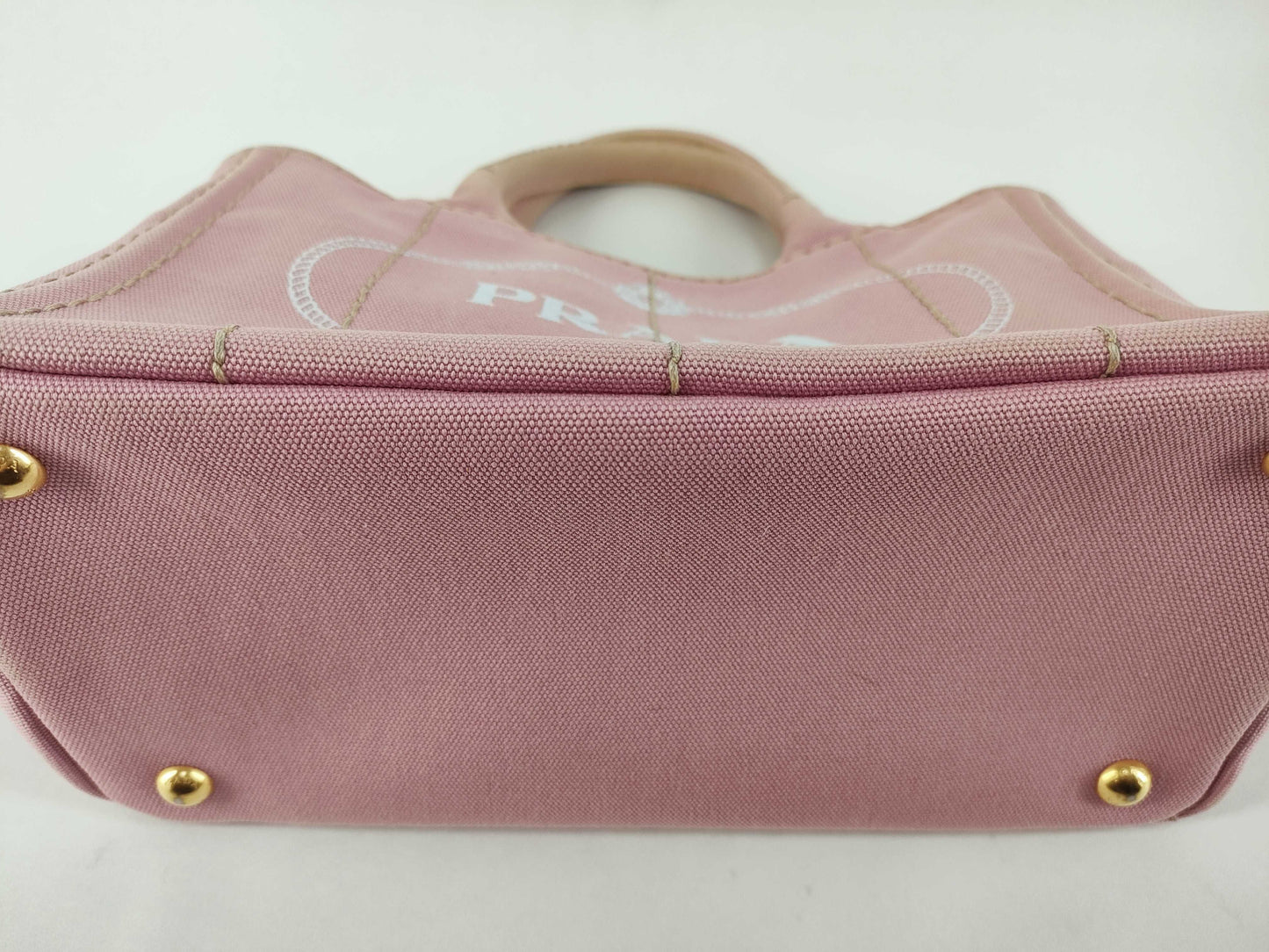 PRADA Canapa Pink Tote Bag 1BG439