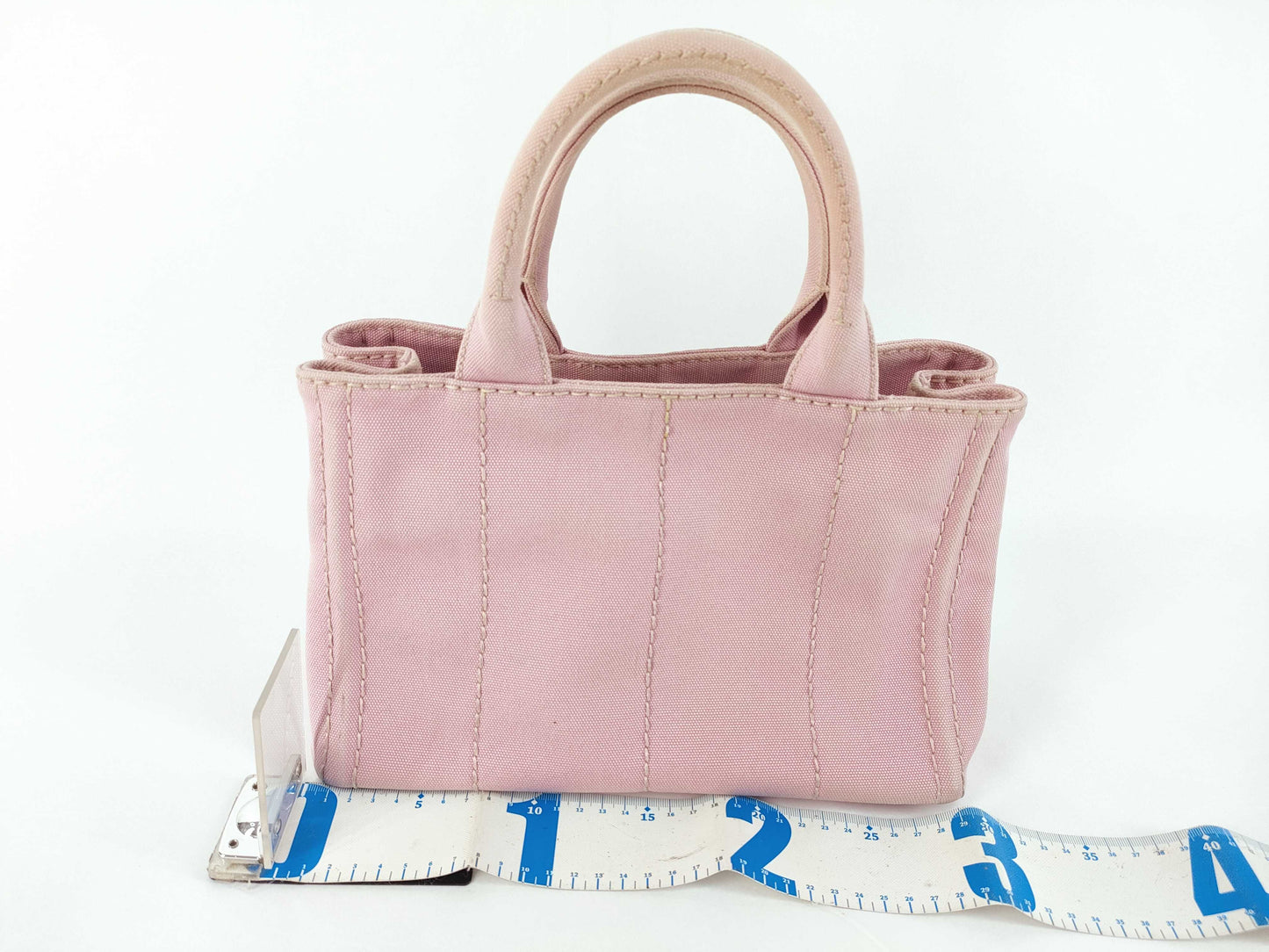 PRADA Canapa Pink Tote Bag 1BG439