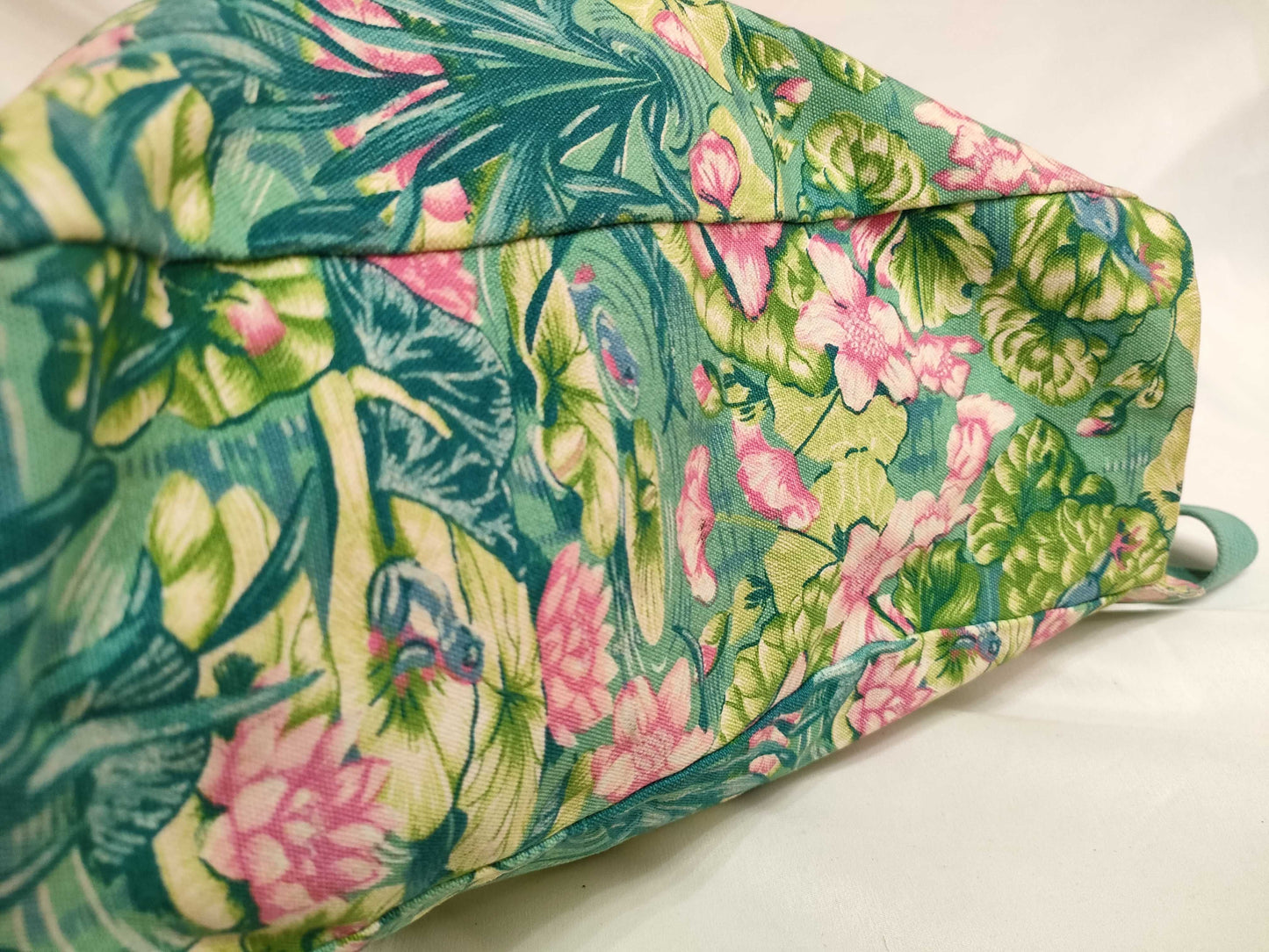 HERMES Frog Flower Tote Bag Tote Bag